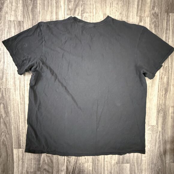 Batman TV Logo T-Shirt XL Black DC Comics 100% Cotton Retro Superhero Tee - Picture 2 of 5